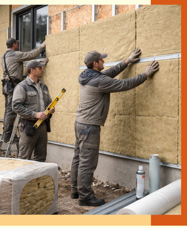 Утепление дома из SIP панелей в Новомосковске от 6402 руб./м² под ключ | ТепломастерНвм