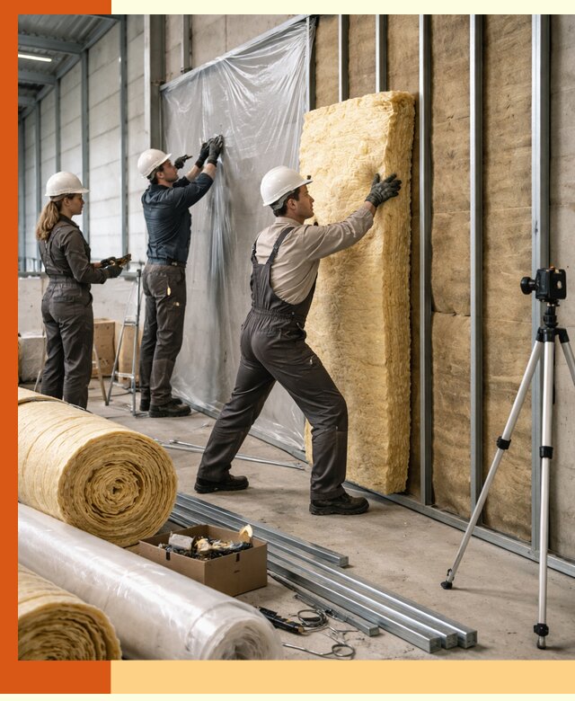 Утепление складского терминала в Новомосковске профессионально и надёжно