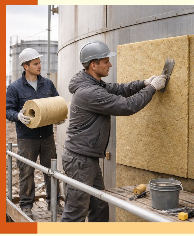 Профессиональное утепление резервуара и теплоизоляция в Новомосковске