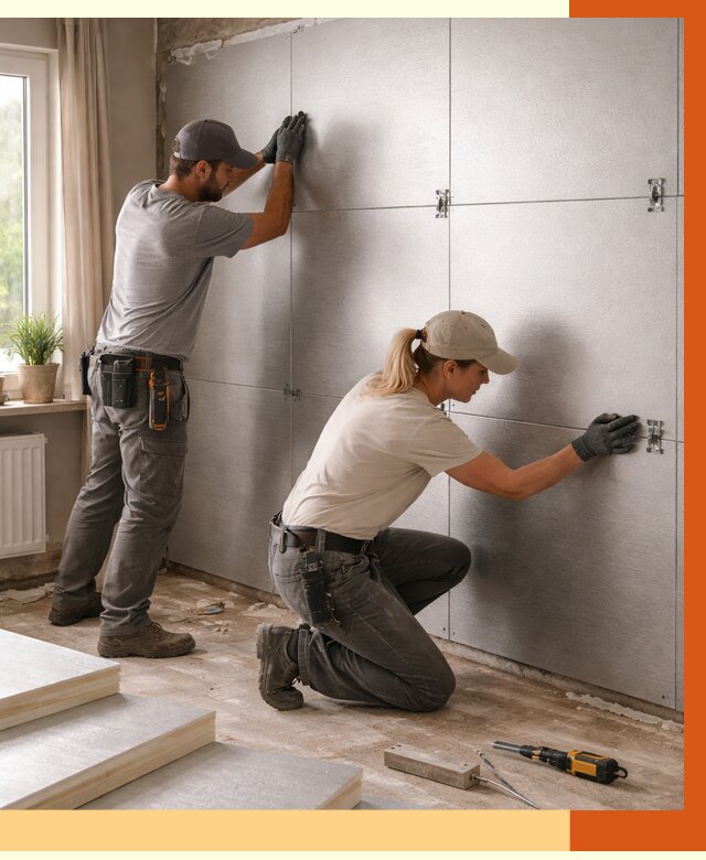 Утепление PIR панелями в Новомосковске от 4337 руб. под ключ | ТепломастерНвм